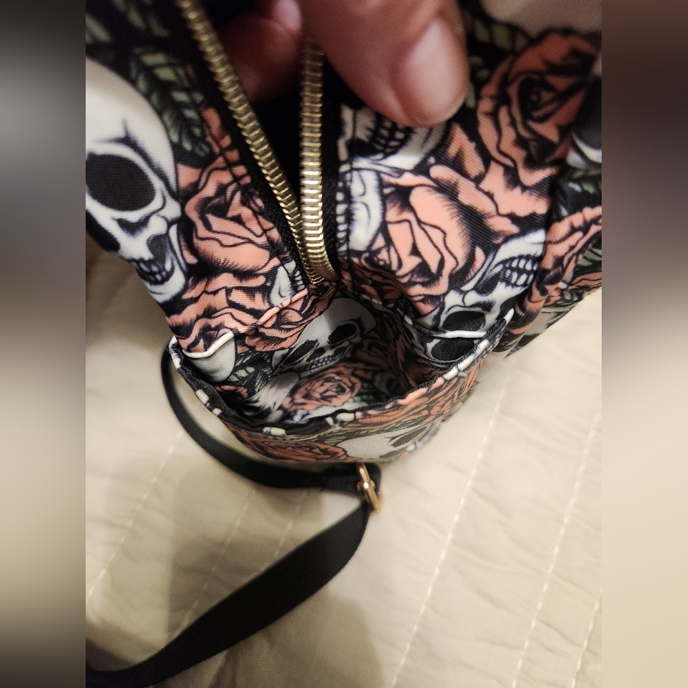 Skull And Roses Mini Backpack - Picture 6 of 6